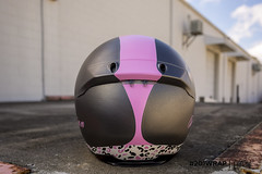 Pink/Gray Helmet Wrap