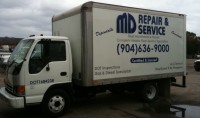 MD Towing Box Truck Lettering